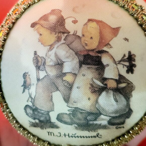 MJ Hummel 2006 Hansel & Gretel Have The Sun In Your Heart Glass Silk Bulb Christ - Picture 4 of 14